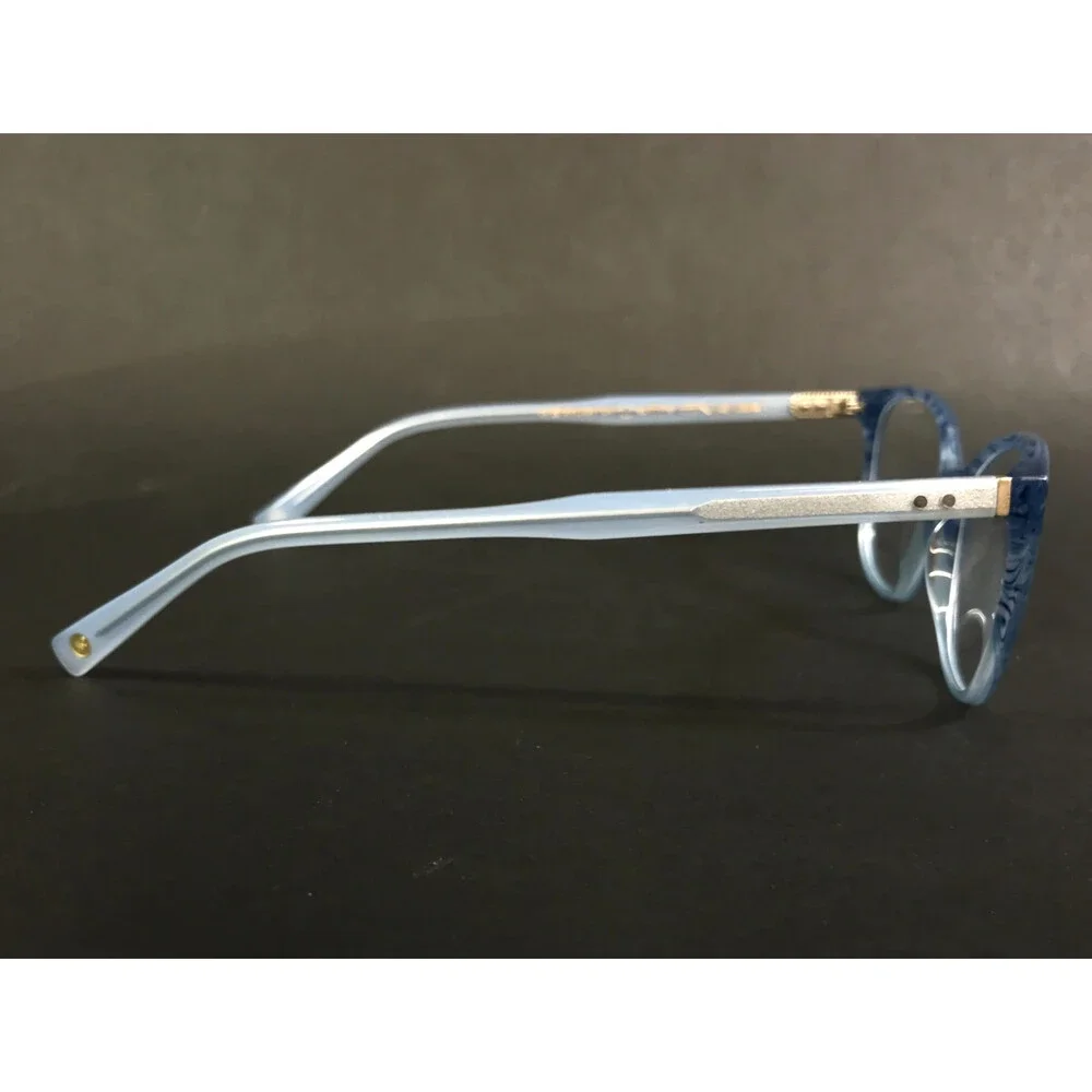 Erkers Eyeglasses Frames BRIDGETON Waves Blue Fade Cat Eye Full Rim 50-18-145